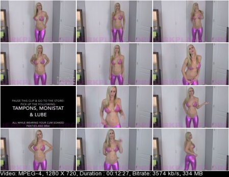 Bikini Blackmail Ballbust Lyne - Humiliating the Sissy in Panties + JOI & CBT Bikini Blackmail Ballbust Lyne - Humiliating the Sissy in Panties + JOI & CBT