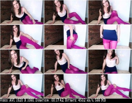 Natashas Bedroom - Pink Pantyhose Natashas Bedroom - Pink Pantyhose