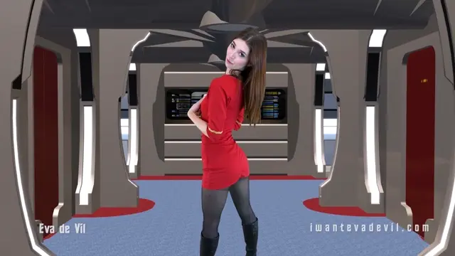 Poster: Eva De Vil – USS Eva Galactic Domination Poster: Eva De Vil – USS Eva Galactic Domination