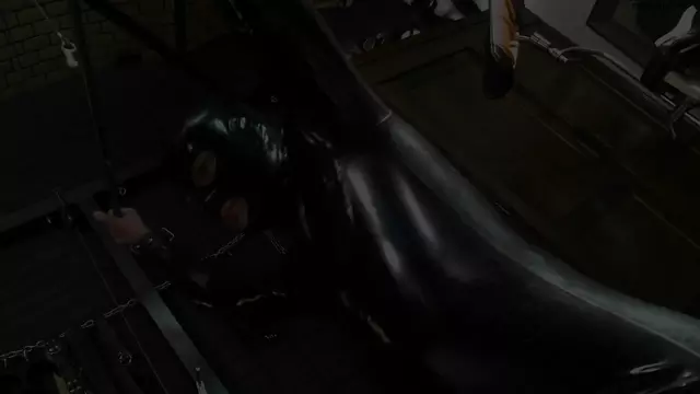 Poster: Latex Domina Trains her Rubber Gimp Poster: Latex Domina Trains her Rubber Gimp