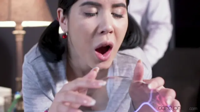 Poster: Teacher fucks sexy student on desk