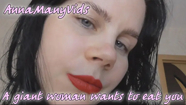 Poster: A giant woman wants to eat you Poster: A giant woman wants to eat you