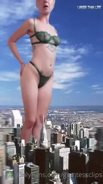 Poster: Larger Than Life – Giantess Witch Grows Through Ass Worship starring Alice Fa