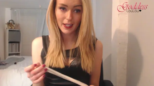 Poster: Goddess LouLou - Real mans dick vs Your pindick