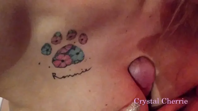 Poster: Crystal Cherrie Titjob and Blowjob