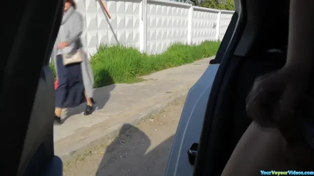 Poster: Dude flashes dick in car