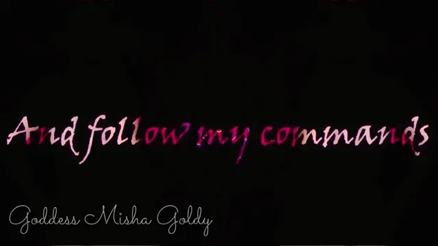 Poster: The Goldy Rush – I Will Fuck Your Brain And Make You A Mindless Doll – Mistress Misha Goldy – Russianbeauty