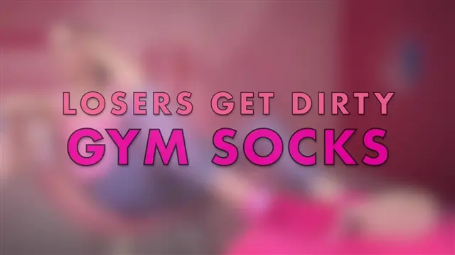 Poster: DommeTomorrow - LOSERS GET DIRTY GYM SOCKS