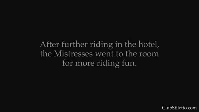 Poster: Clubstiletto - Mistress Bijou Steal, Mistress Kandy, Mistress T - Hotel Party Pony Poster: Clubstiletto - Mistress Bijou Steal, Mistress Kandy, Mistress T - Hotel Party Pony
