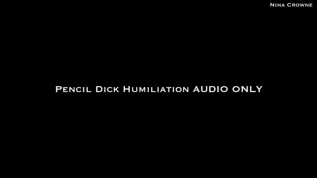 Poster: Pencil Dick Humiliation AUDIO ONLY