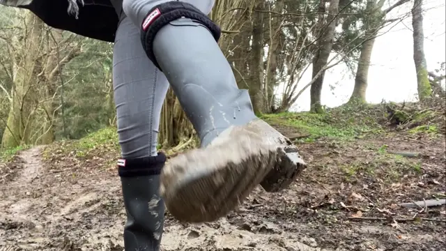 Poster: She Controls – Encouraged Muddy Boot Slave Training
