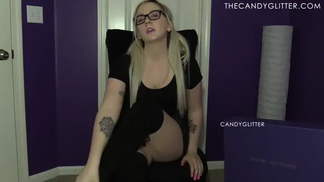 Poster: Candy Glitter – Slave Paid Boots Findom Brag