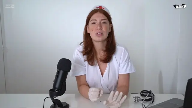 Poster: Pornhubpremium presents ValerieTelevision redhead nurse offer you ASMR and JOI Poster: Pornhubpremium presents ValerieTelevision redhead nurse offer you ASMR and JOI