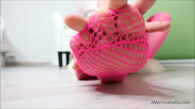 Poster: Pink Fishnet Foot Worship