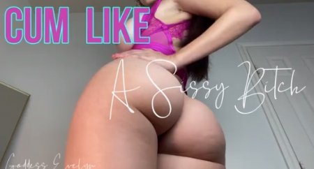 Poster: Goddess Evelyn - Cum Like A Sissy Bitch Poster: Goddess Evelyn - Cum Like A Sissy Bitch