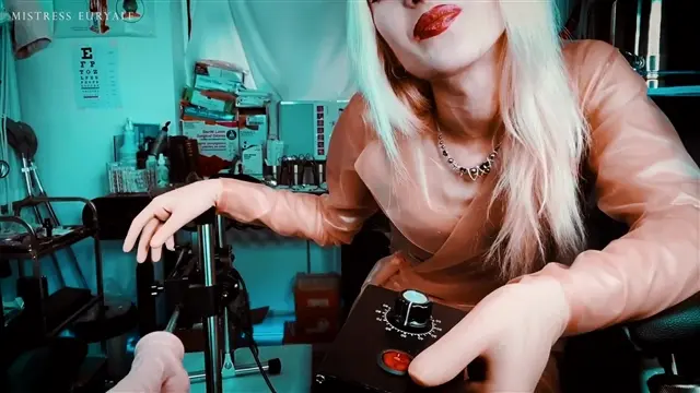Poster: Mistress Euryale - Chastity toy gets machine-fucked Poster: Mistress Euryale - Chastity toy gets machine-fucked