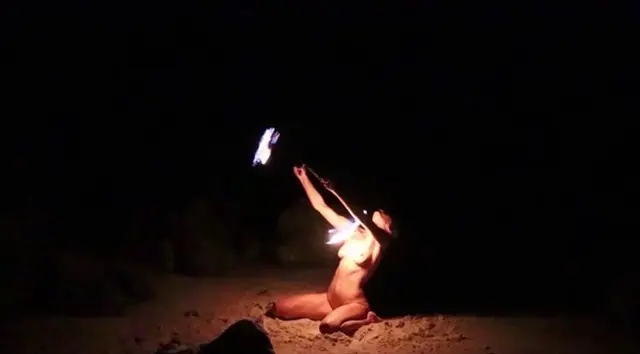 Poster: Mistress Alana - Nude Fire Dancing Poster: Mistress Alana - Nude Fire Dancing