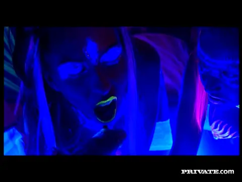 Poster: Lisa Sparkle and Sandra Iron Get Kinky Under UV Light Poster: Lisa Sparkle and Sandra Iron Get Kinky Under UV Light