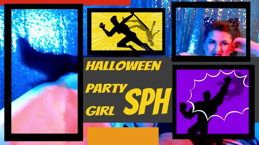 Poster: Halloween Party Girl SPH Poster: Halloween Party Girl SPH